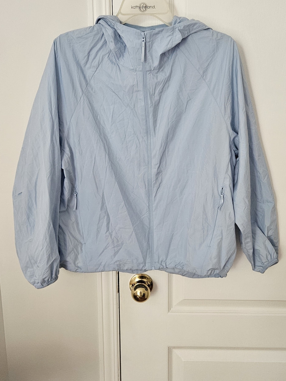 Uniqlo Light Blue Pocketable Parka Size S